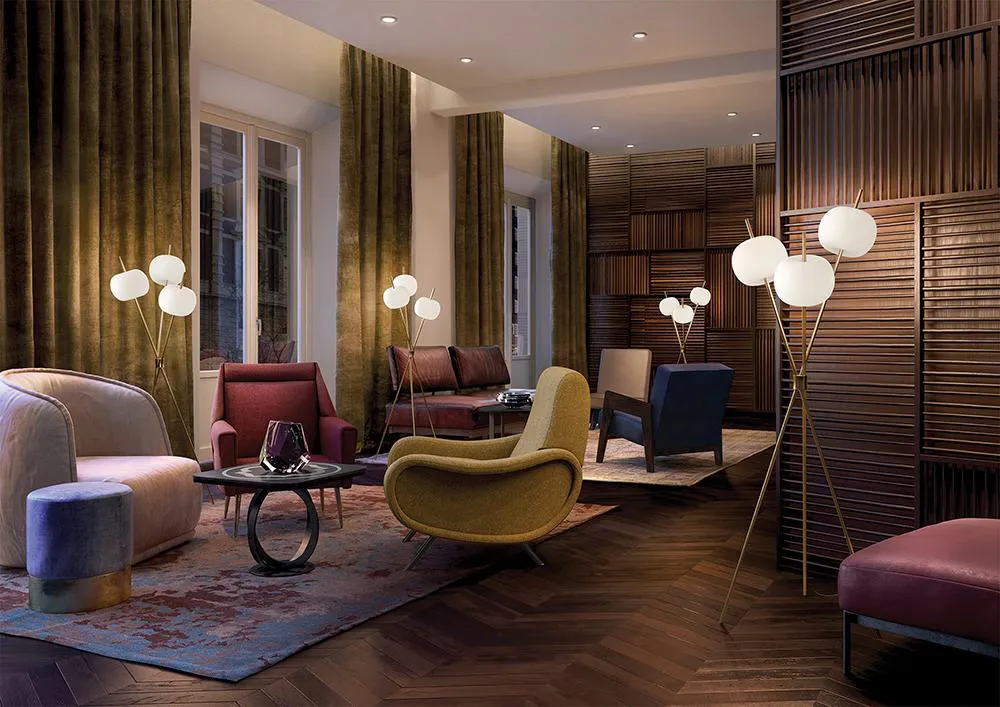 KDLN KUNDALINI lampadaire KUSHI