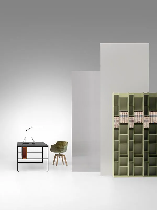 MDF ITALIA bibliothèque murale RANDOM 2C