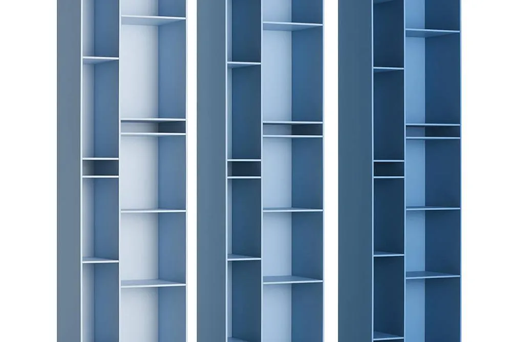 MDF ITALIA bibliothèque murale RANDOM 2C