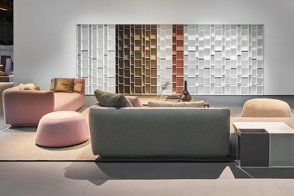 MDF ITALIA bibliothèque murale RANDOM 3C