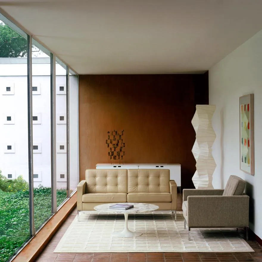 KNOLL table basse ronde TULIP Ø 91 cm collection Eero Saarinen