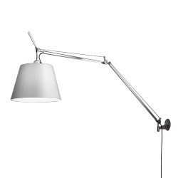 ARTEMIDE lampe murale applique TOLOMEO MEGA Ø 42 cm avec dimmer sur câble