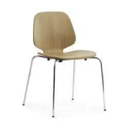 NORMANN COPENHAGEN chaise MY CHAIR avec la base chromée