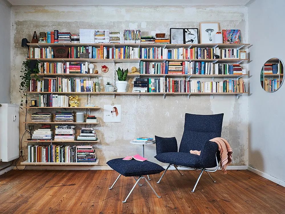 MAGIS fauteuil avec repose-pied pouf ottoman OFFICINA HIGH BACK