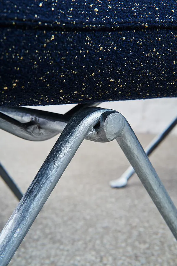 MAGIS fauteuil avec repose-pied pouf ottoman OFFICINA HIGH BACK