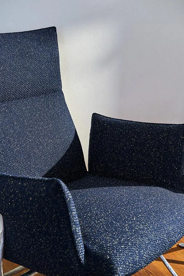 MAGIS fauteuil avec repose-pied pouf ottoman OFFICINA HIGH BACK