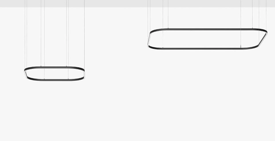 NEMO STUDIO lampe à suspension ZIRKOL SQUARE 2x2 m DOWNLIGHT