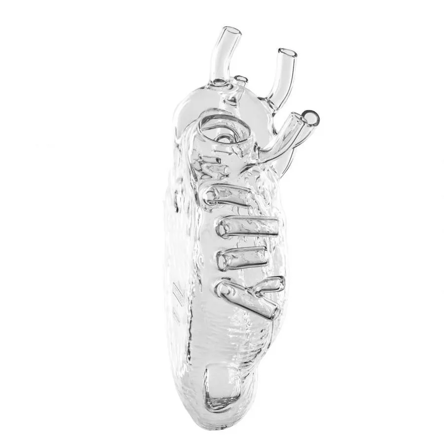 SELETTI vase en forme de coeur LOVE IN BLOOM GLASS