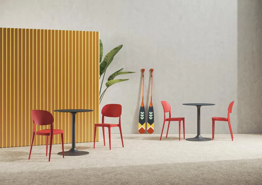 ALMA DESIGN set de 4 chaises AMY