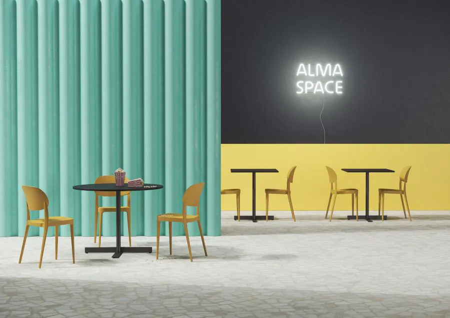 ALMA DESIGN set de 4 chaises AMY