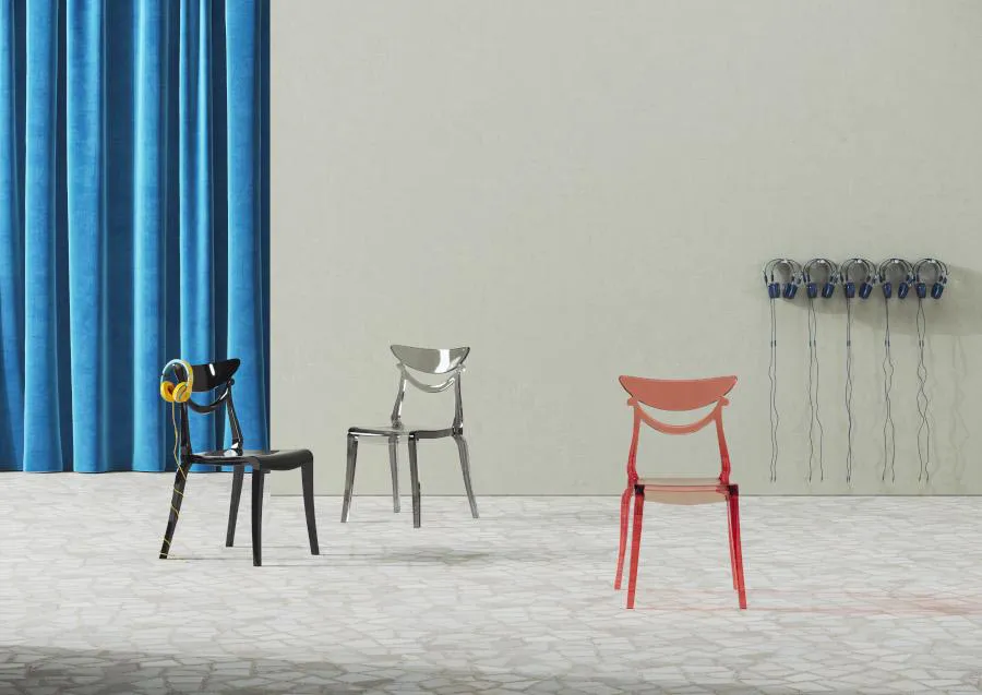 ALMA DESIGN set de 4 chaises MARLENE