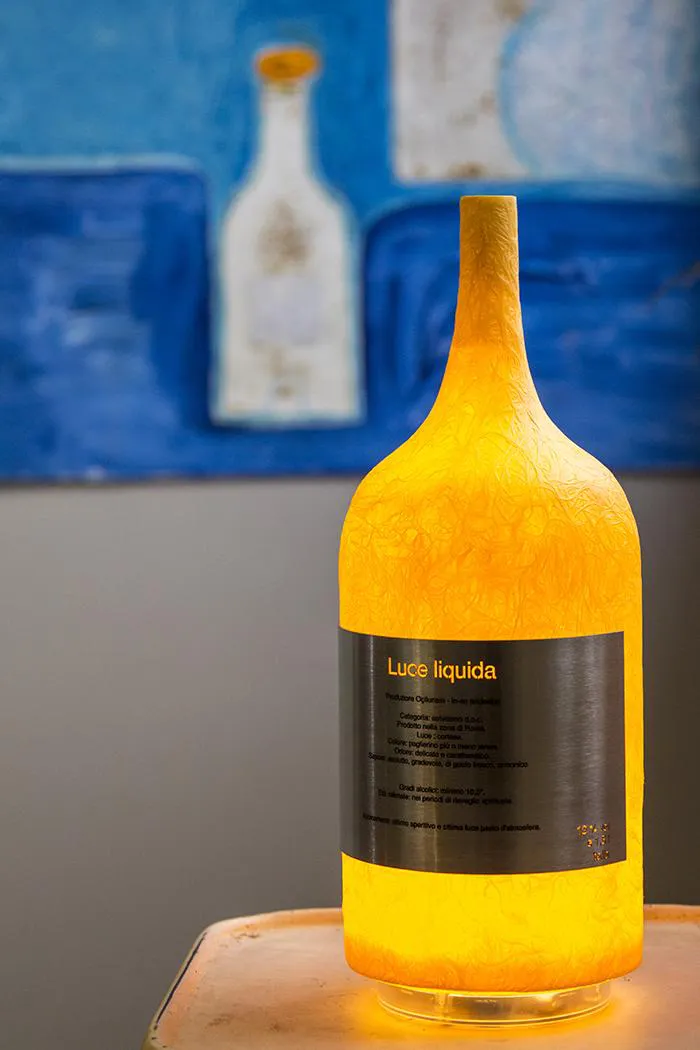 IN-ES.ARTDESIGN lampe de table LUCE LIQUIDA 1 BATTERY