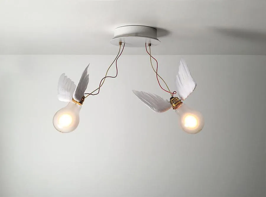 INGO MAURER lampe murale applique ou de plafond LUCELLINO DOPPIO