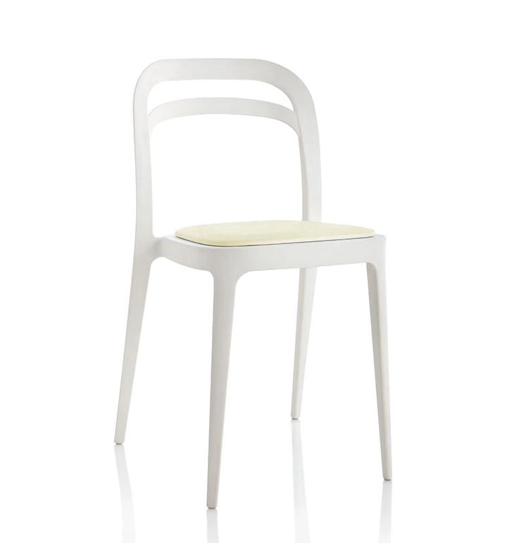 ALMA DESIGN set de 4 chaises avec coussin JULIE