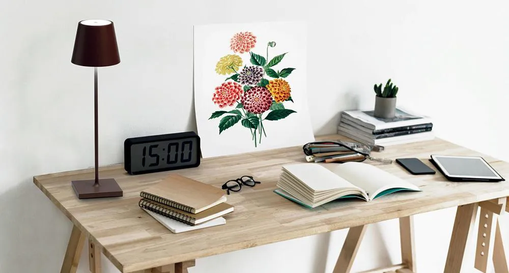 ZAFFERANO set de 3 lampes de table POLDINA