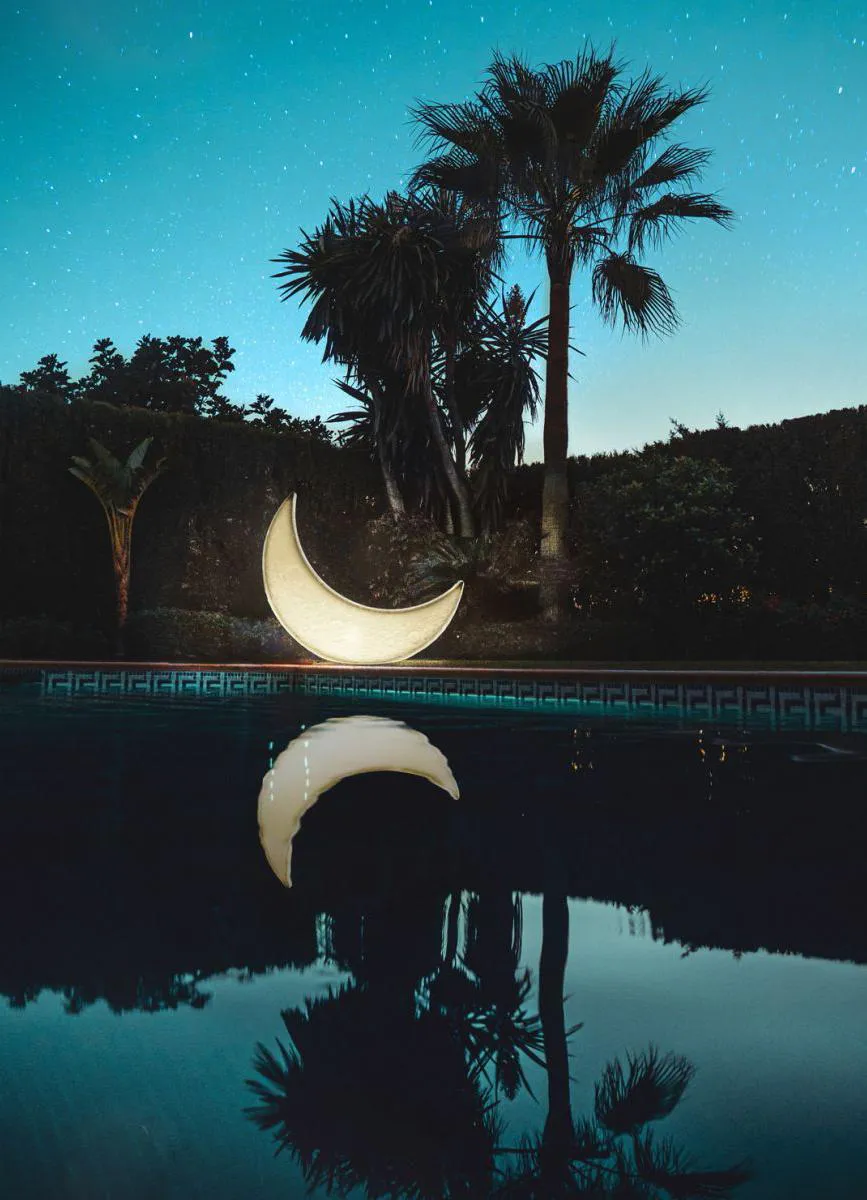 SELETTI lampadaire d'extérieur MY MOON LAMP