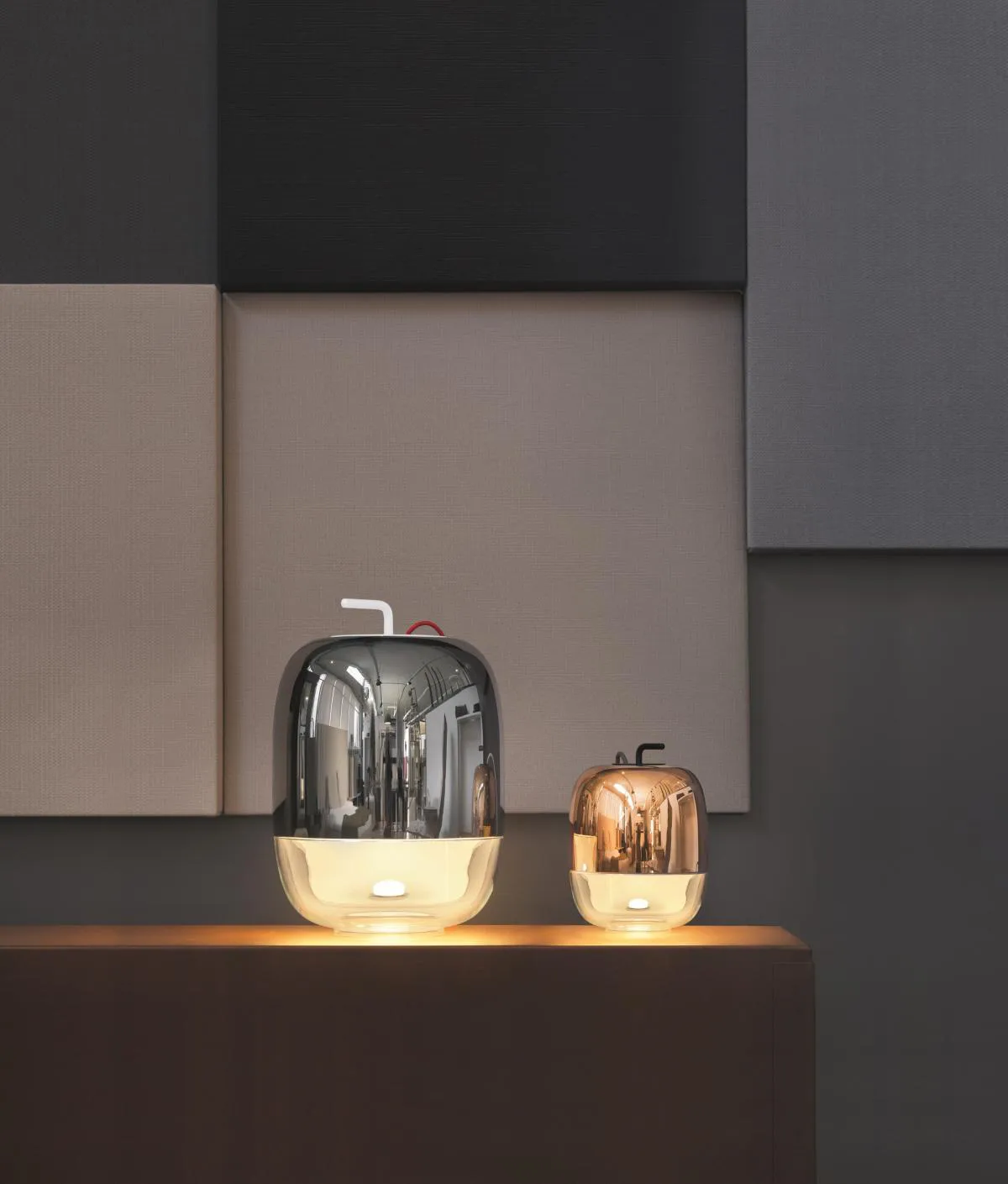 PRANDINA lampe de table GONG LED T1