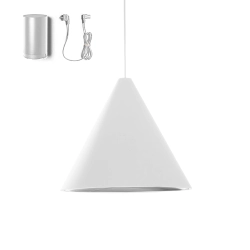 FLOS lampe à suspension STRING LIGHT CÔNE 22 mètres avec FLOOR SWITCH BIANCO