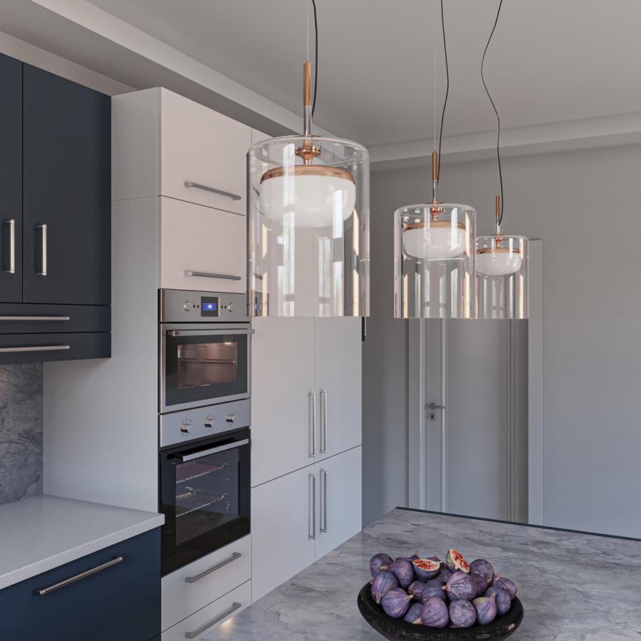 PRANDINA lampe à suspension DIVER S1 DIMM