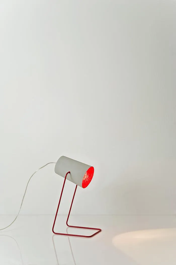 IN-ES.ARTDESIGN lampe de table PAINT T CEMENTO