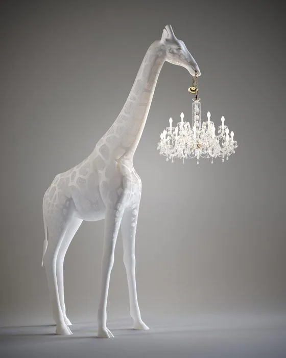 QEEBOO lampadaire GIRAFFE IN LOVE M