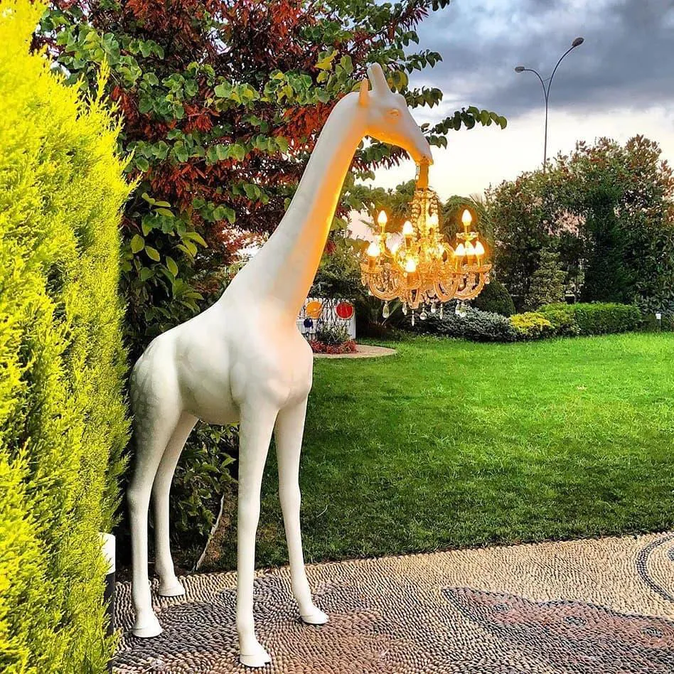 QEEBOO lampadaire d'extérieur GIRAFFE IN LOVE M OUTDOOR