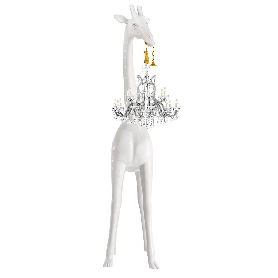 QEEBOO lampadaire GIRAFFE IN LOVE INDOOR H 400 cm