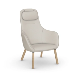 VITRA fauteuil HAL LOUNGE CHAIR en tissu Credo