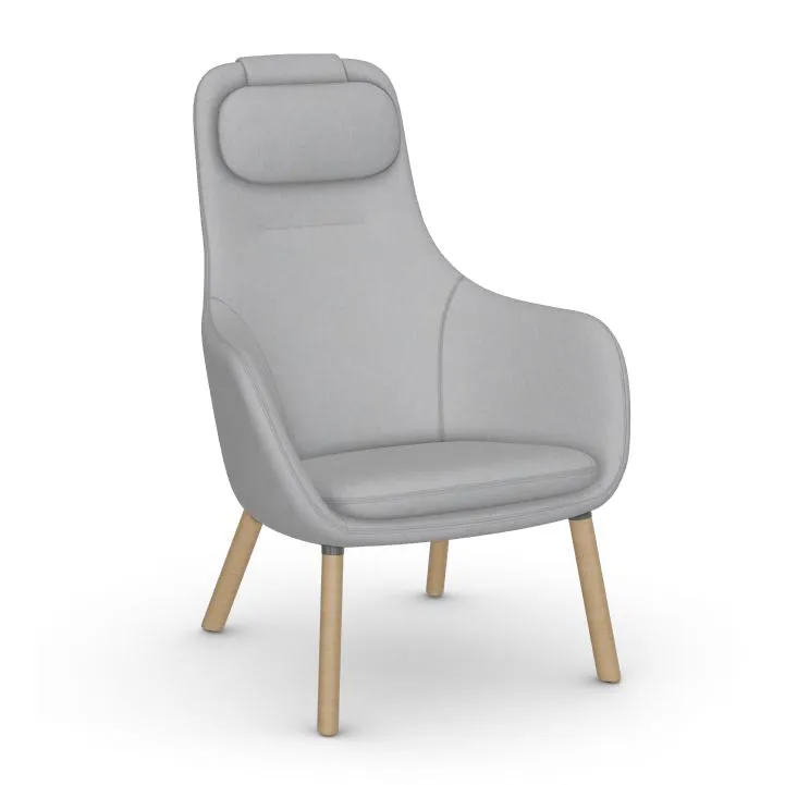 VITRA fauteuil avec le coussin d'assise amovible HAL LOUNGE CHAIR en tissu Cosy 2