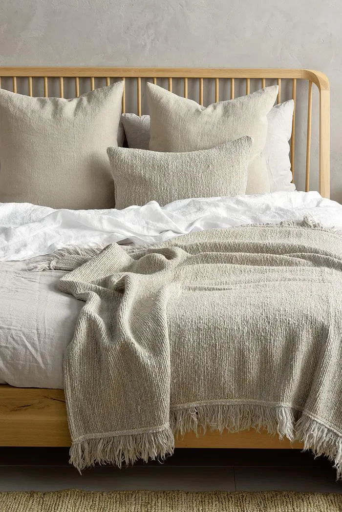 ETHNICRAFT lit SPINDLE pour matelas de 160x200 cm