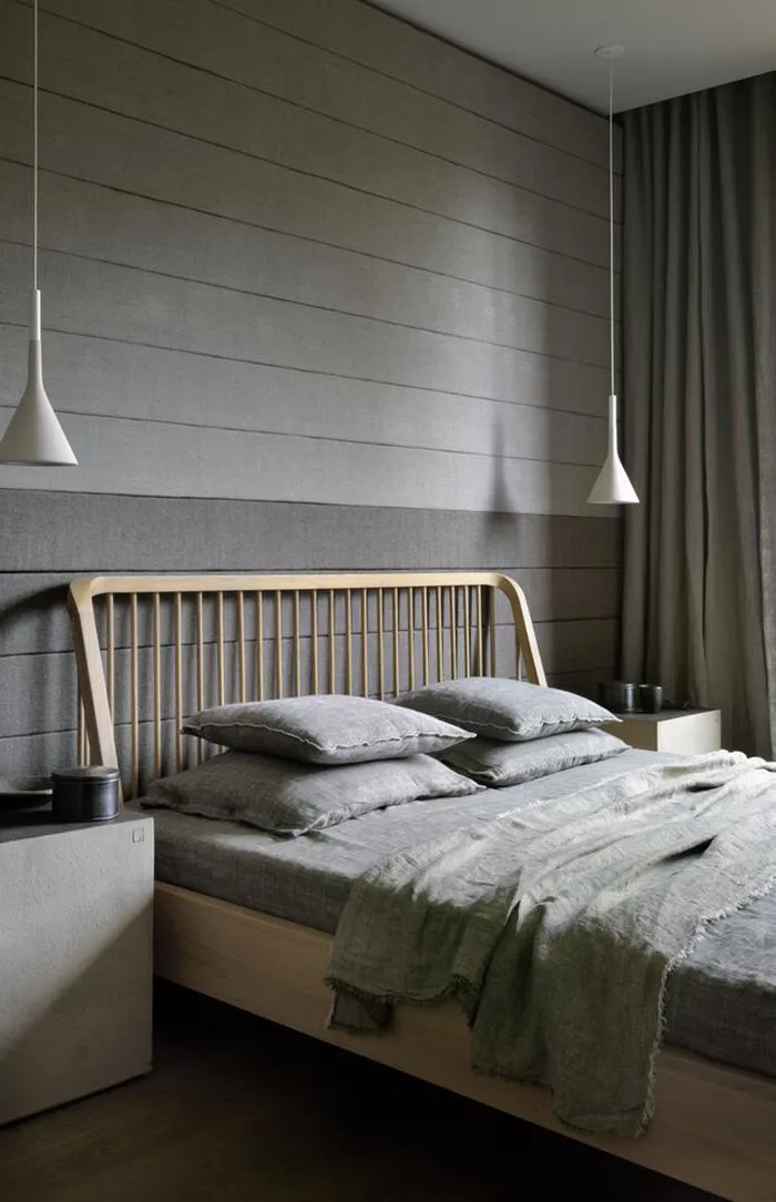 ETHNICRAFT lit SPINDLE pour matelas de 160x200 cm