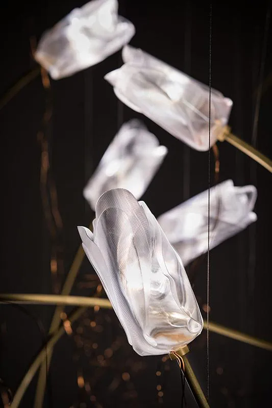 SLAMP lampe à suspension TULIP 7 LINEAR