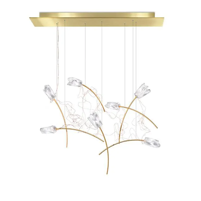 SLAMP lampe à suspension TULIP 7 LINEAR