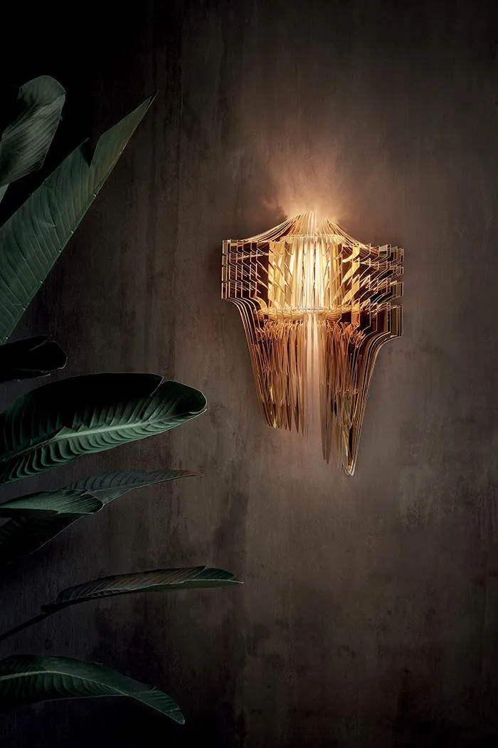 SLAMP lampe murale applique ARIA GOLD