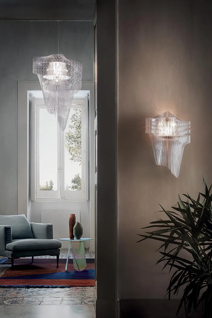 SLAMP lampe murale applique ARIA TRANSPARENT