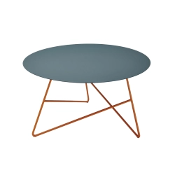 MEME DESIGN table basse ERMIONE BI-COLOR Ø 65 cm
