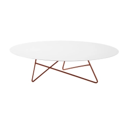 MEME DESIGN table basse ERMIONE BI-COLOR Ø 90 cm