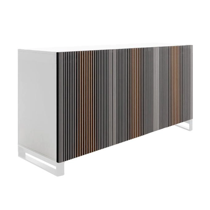 HORM buffet avec 3 portes CARLOS sur base Minimal Design L 144 cm