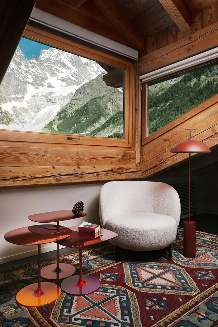 KARTELL fauteuil LUNAM tissu ORSETTO