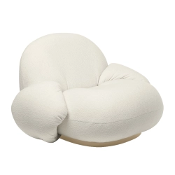 GUBI fauteuil avec accoudoirs PACHA LOUNGE CHAIR