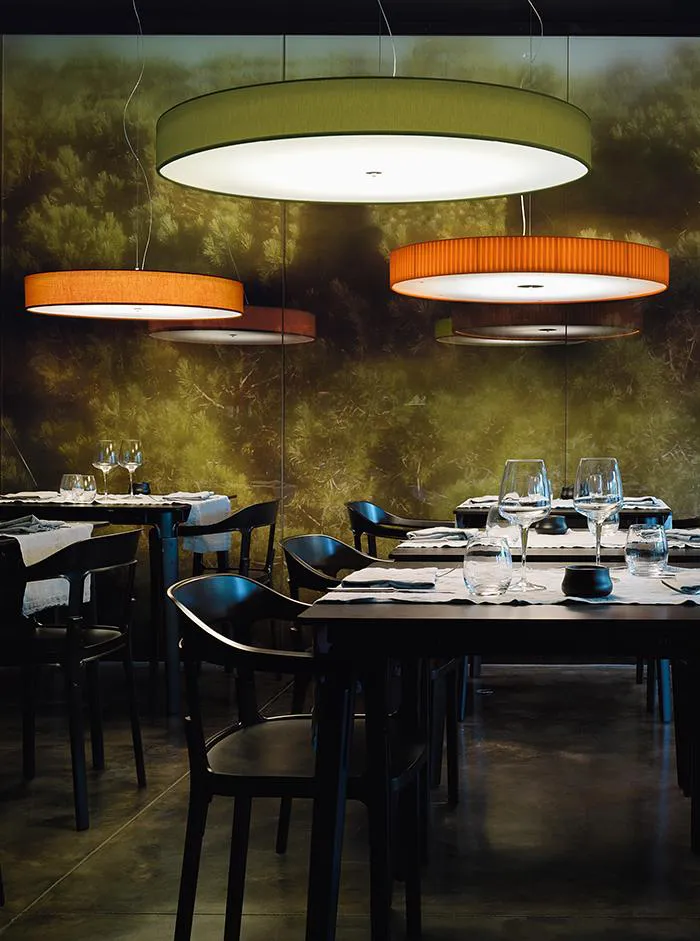 MODOLUCE lampe à suspension DISCOVOLANTE LED Ø 80 cm