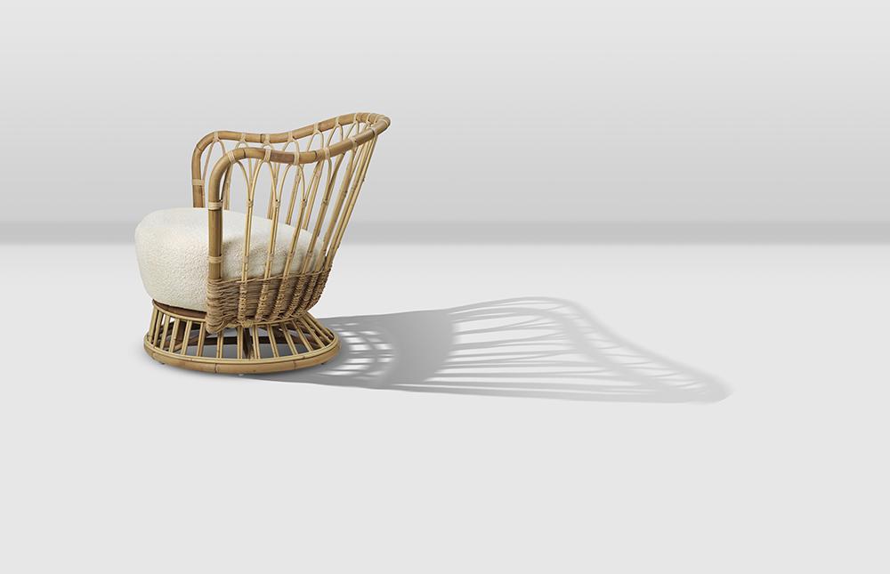 GUBI fauteuil GRACE LOUNGE CHAIR