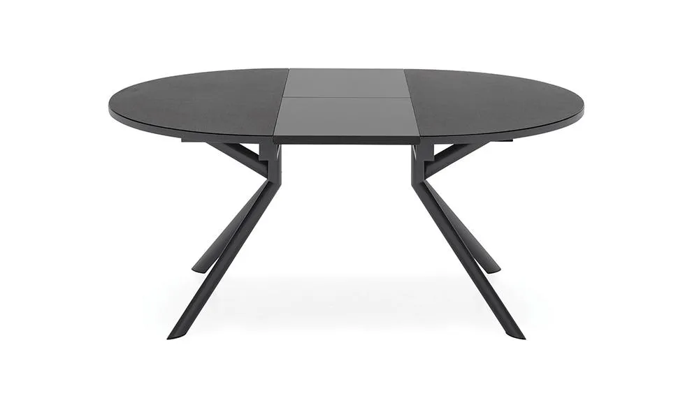 CONNUBIA table extensible à rallonge avec piètement gris mat GIOVE CB/4739-D 120 cm