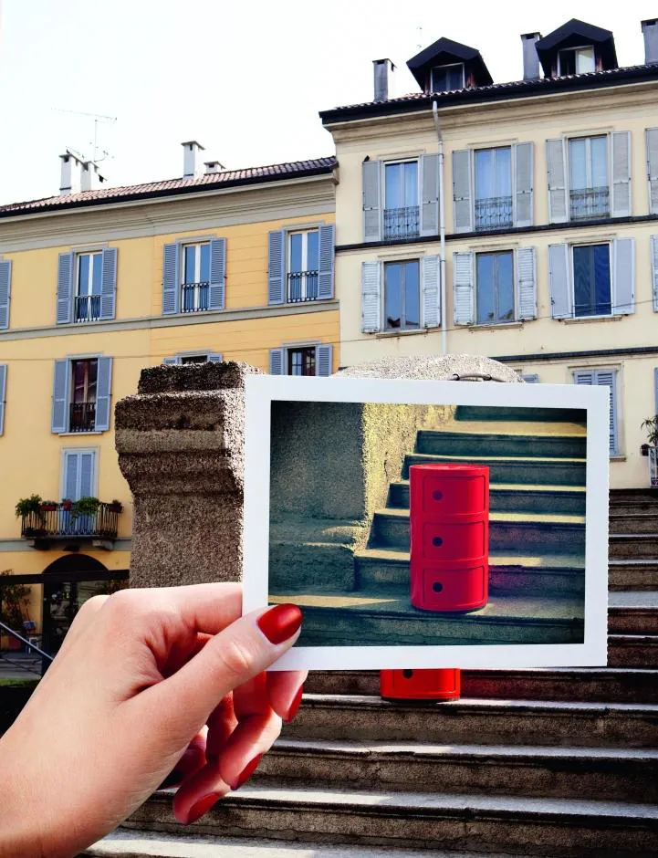 KARTELL table de chevet COMPONIBILI à trois éléments