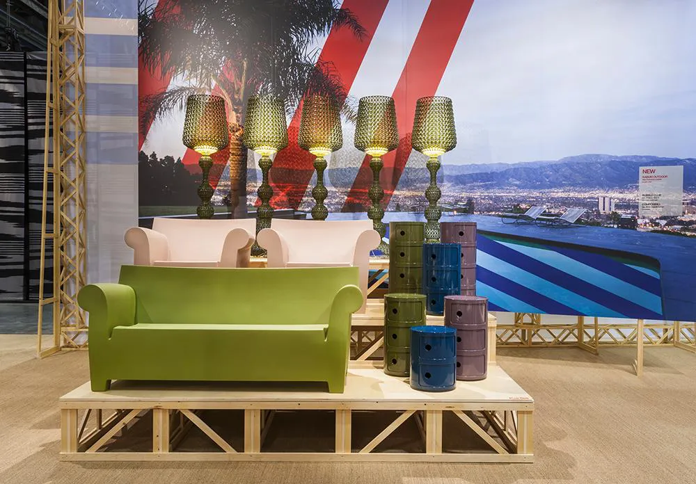 KARTELL table de chevet COMPONIBILI à trois éléments