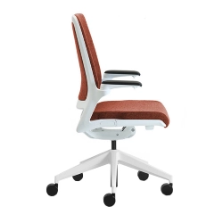 LEYFORM chaise de bureau à roulettes ASTRA W avec dossier recouvert