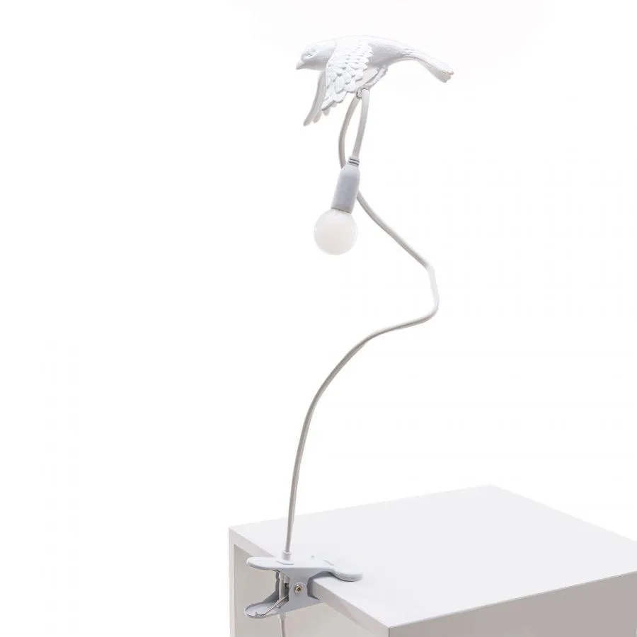 SELETTI lampe de table SPARROW avec serrer