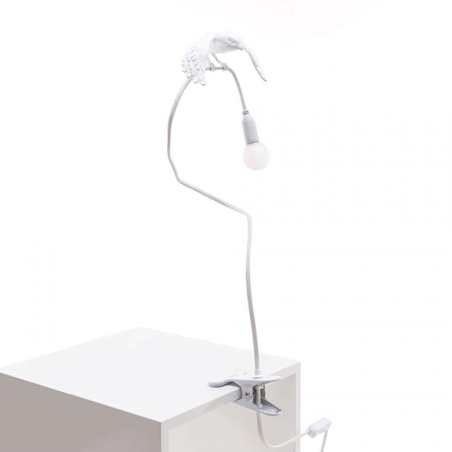 SELETTI lampe de table SPARROW avec serrer