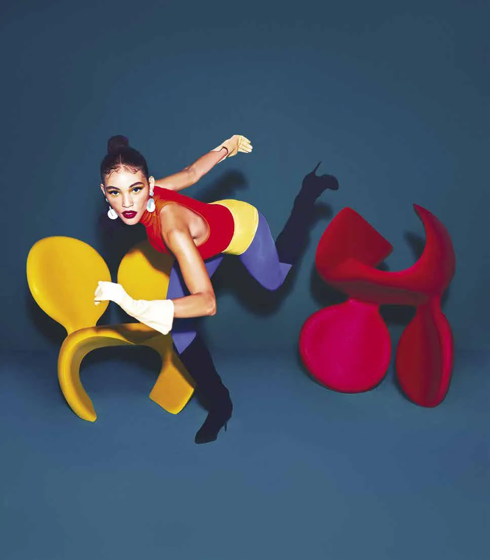 QEEBOO fauteuil d'extérieur DON'T F**K WITH THE MOUSE