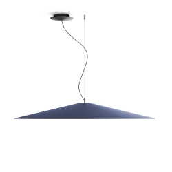 LUCEPLAN lampe à suspension KOINÈ bleu 3000K Ø 110 cm dimmer coupure de phase